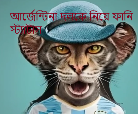 আর্জেন্টিনা দলকে নিয়ে ফানি স্ট্যাটাস