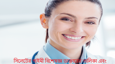 সিলেটের গাইনী বিশেষজ্ঞ ডাক্তারের তালিকা এবং মোবাইল নাম্বার