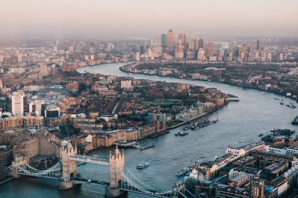 Famous European landmarks and iconic travel destinations